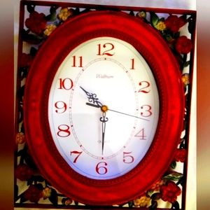 WAlTHAM WALL QUARTZ CLOCK# 12888 .....